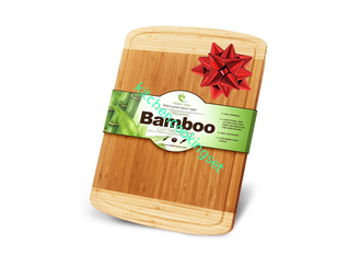لوح تقطيع من خشب البامبو غير لاصق 2 تصميم فريد من نوعه حديث