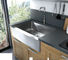 حوض المطبخ الفولاذ المقاوم للصدأ مقاس 33 بوصة سهل الصيانة ومصقول يدويًا